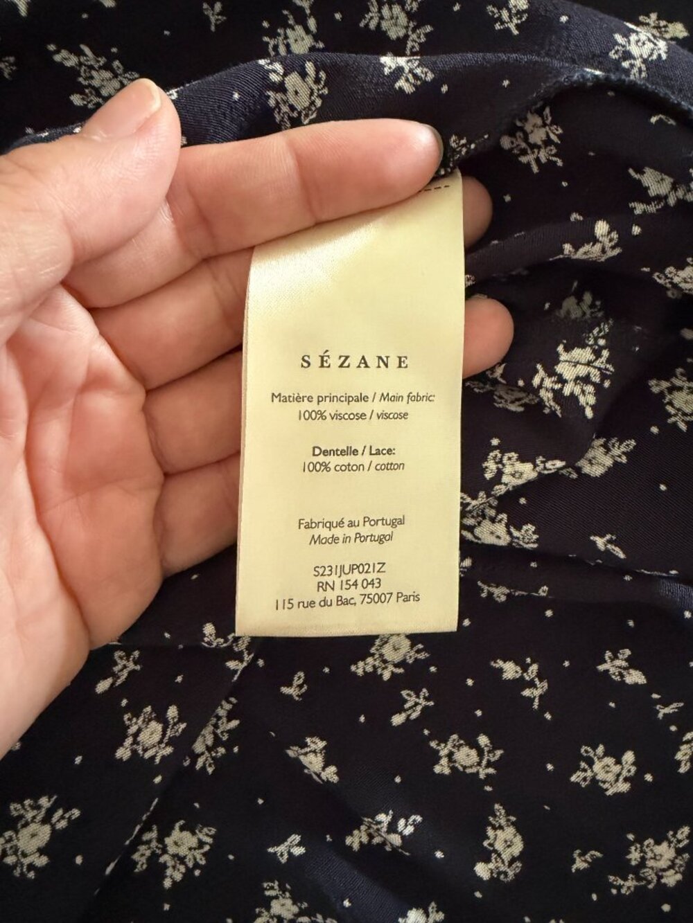 Sezane X Sea NY Floral Midi Skirt Size 36 - Picture 5 of 5